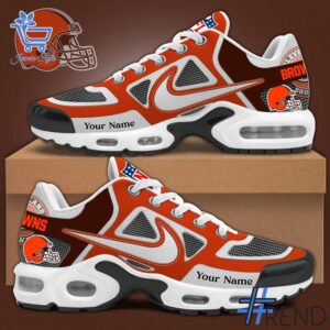 Custom look featuring the signature Cleveland Browns TN Air Max Shoes design