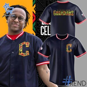 Cleveland Guardians Black Excellence Celebration Baseball Jersey design on casual wear for everyday style