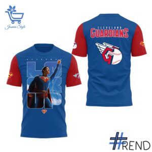 Detailed Cleveland Guardians Superman Look Up Shirt graphic on quality fabric