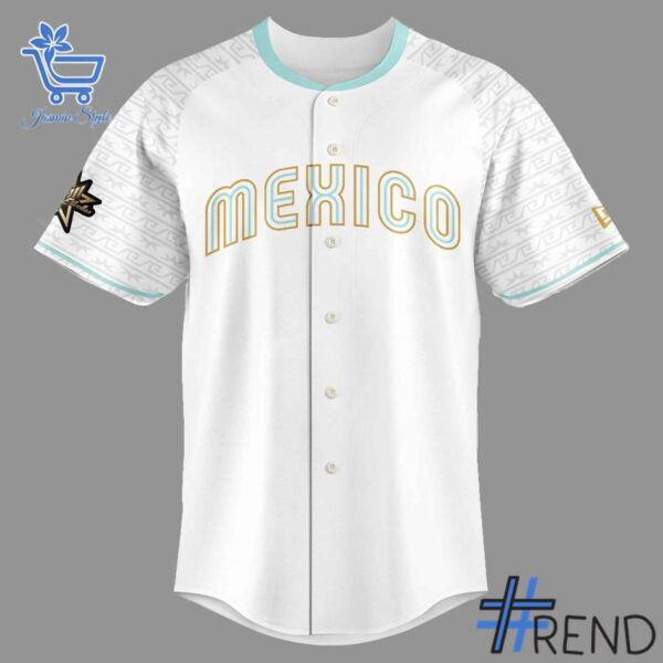 Performance meets personality in every Club Diablos Rojos del Méxic LMB Selección México Juego de Estrellas Jersey detail.