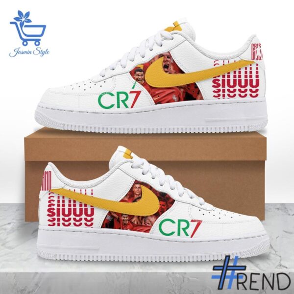 Styled look featuring Cristiano Ronaldo CR SIUUU Air Force Shoes for everyday wear
