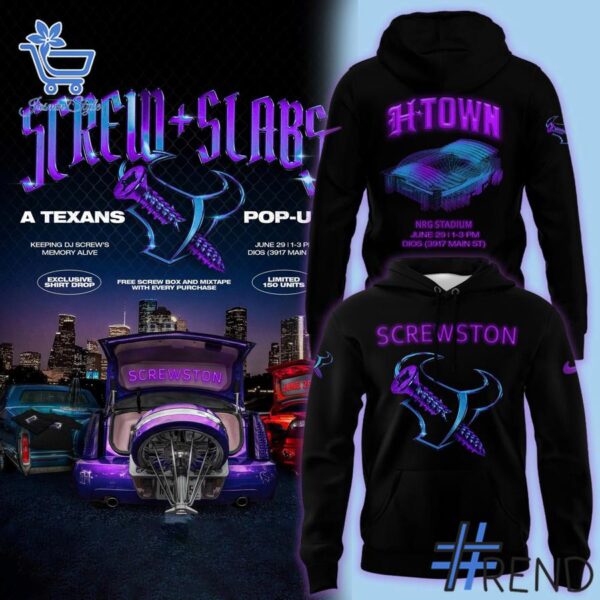 Premium-quality product featuring the DJ Screw Houston Texans Hoodie design