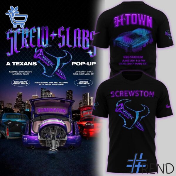 Premium-quality product featuring the DJ Screw Houston Texans Hoodie design