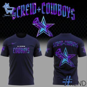 Premium-quality product featuring the Dallas Cowboys DJ Screw Shirt design