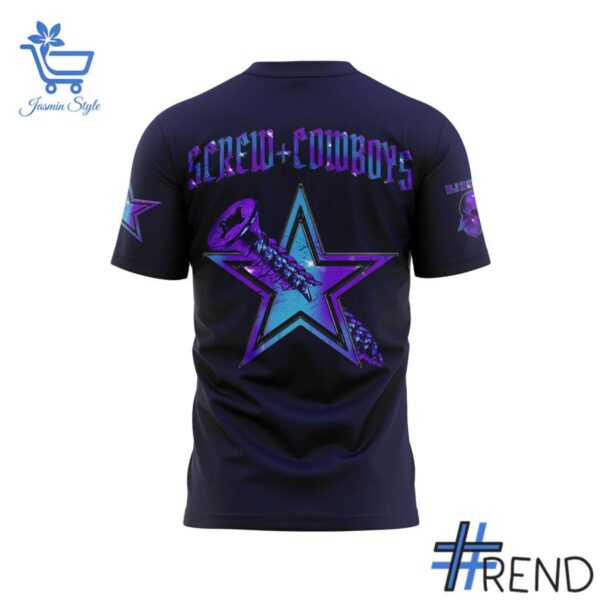 Premium-quality product featuring the Dallas Cowboys DJ Screw Shirt design
