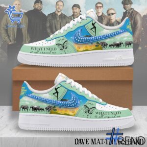 Styled look featuring Dave Matthews Band What I need is all around me Air Force Shoes for everyday wear