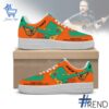 Level up your everyday style with 1 Dave Matthews Band orange Nike Air Force Shoes.