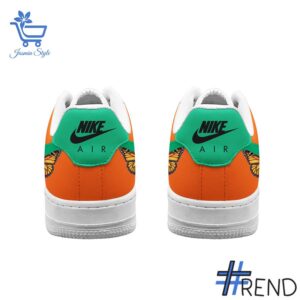Level up your everyday style with 3 Dave Matthews Band orange Nike Air Force Shoes.
