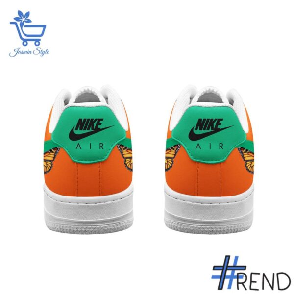 Level up your everyday style with 3 Dave Matthews Band orange Nike Air Force Shoes.