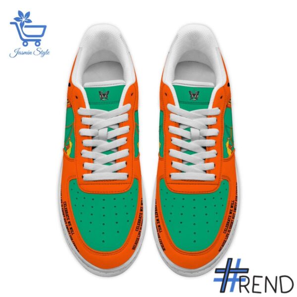 Level up your everyday style with 4 Dave Matthews Band orange Nike Air Force Shoes.
