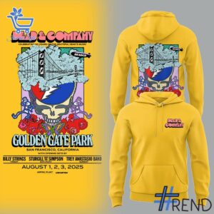 Close-up view of the Dead Forever Return To San Francisco Hoodie print