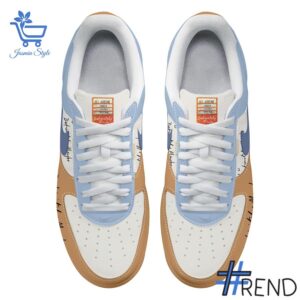 Custom look featuring the signature Definitely Maybe Oasis Nike Air Force design