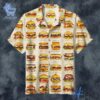 Trendy Delicious Type of Hamburger Hawaiian Shirt featuring bold graphics and modern style