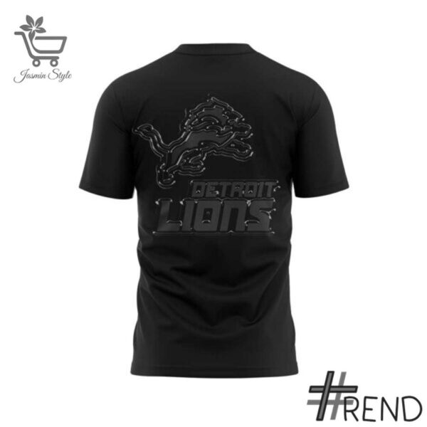 Custom apparel with the bold Detroit Lions Back In Black Shirt design