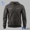 Close-up view of the Devin Booker Chevrolet The heartbeat of America Hoodie print
