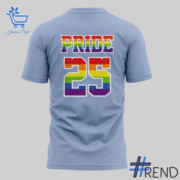 Side view of Durham Bulls Pride Night T Shirt showcasing iconic low-top silhouette.