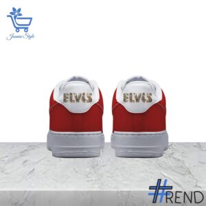 Trendy Elvis Presley TCB Air Force Shoes featuring bold graphics and modern style
