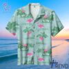 Trendy Flamingo Palm Tree Hawaiian Shirt featuring bold graphics and modern style