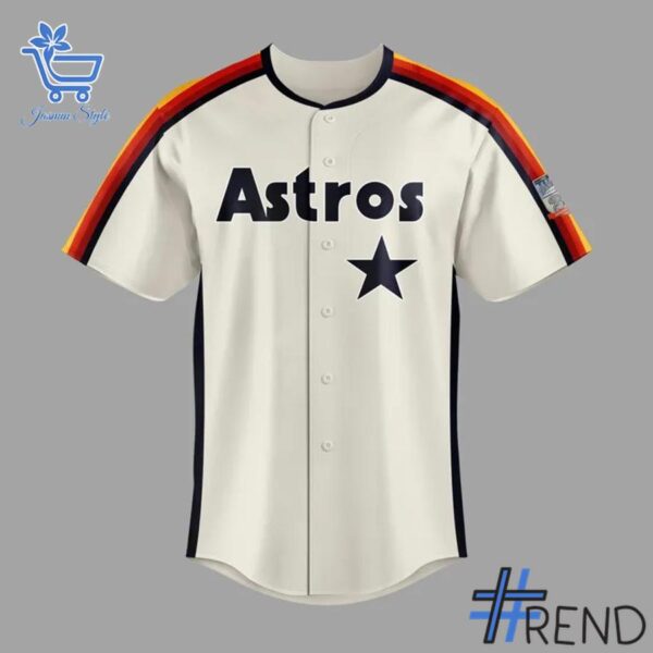 Premium-quality product featuring the Framber Valdez Throwback Road Houston Astros Jersey design