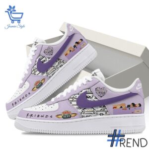 Custom apparel with the bold Friends TV Series Nike Air Force design