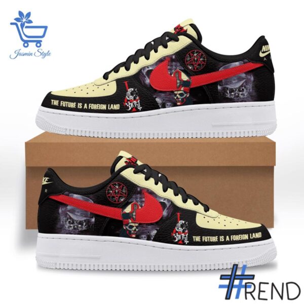 Custom apparel with the bold Ghost Band The Future Is A Foreign Land Air Force design
