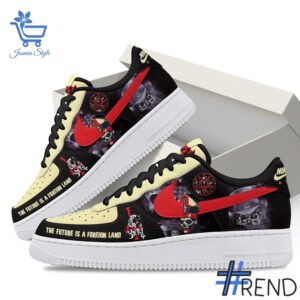 Custom apparel with the bold Ghost Band The Future Is A Foreign Land Air Force design