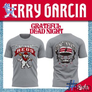 Unisex Grateful Dead Night Jerry Garcia Shirt styled with jeans for a relaxed look