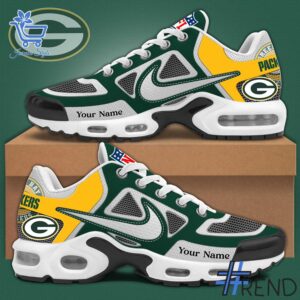 Custom look featuring the signature Green Bay Packers Air Max TN Shoes design