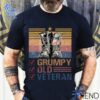 Trendy Grumpy Old Veteran US T shirt featuring bold graphics and modern style