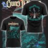 Unisex Guns N' Roses Munich Shirt styled with jeans for a relaxed look