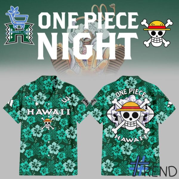 Street-style look featuring the unique Hawaii Rainbow Warriors One Piece Hawaiian Shirt artwork