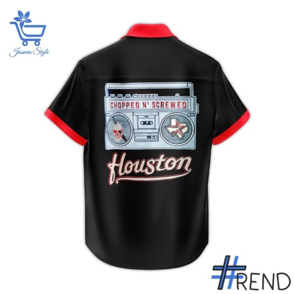 Performance meets personality in every Houston Astros DJ Screw Hawaiian Shirt detail.