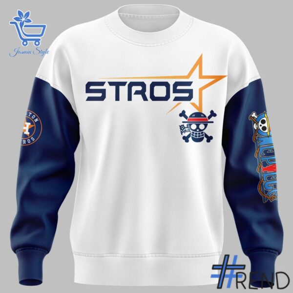 Close-up view of the Houston Astros One Piece Hoodie print