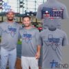 Detailed Houston Astros Texas Rangers Together for Texas T Shirt graphic on quality fabric
