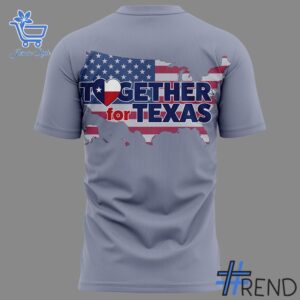 Detailed Houston Astros Texas Rangers Together for Texas T Shirt graphic on quality fabric