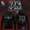 Street-style look featuring the unique Houston Rockets Day of Basketball Hoodie artwork