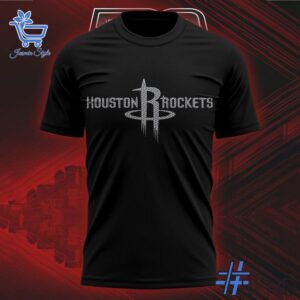Street-style look featuring the unique Houston Rockets Day of Basketball Hoodie artwork