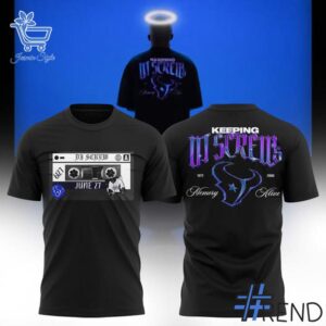 Premium-quality product featuring the Houston Texans Keeping DJ Screw Shirt design
