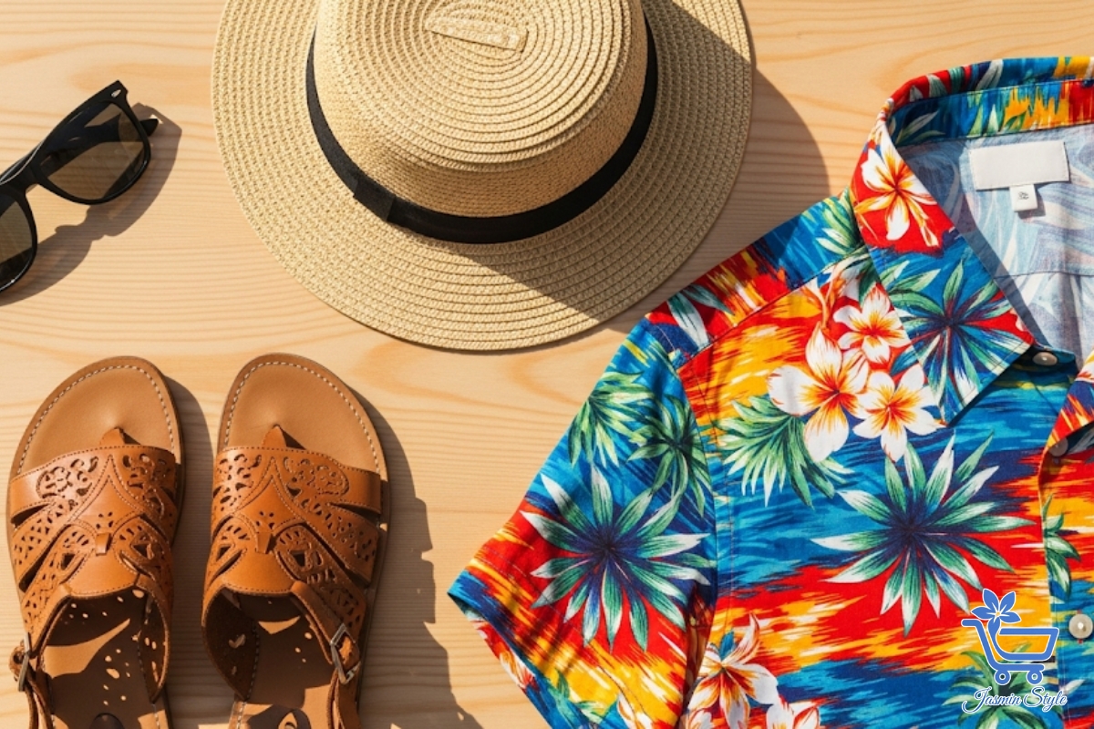 How to Wear a Hawaiian Shirt for Men The right accessories — sunglasses, sandals, and a straw hat — complete your tropical look.