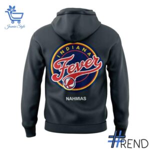Indiana Fever x Miracle Academy Gray Hoodie design on casual wear for everyday style