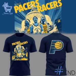 Indiana Pacers Basketball Pacers & Racers Hoodie design displayed on high-quality clothing fabric