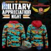 Custom look featuring the signature Iowa Barnstormers Military Nights Hoodie design