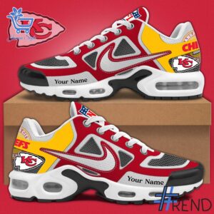 Custom look featuring the signature Kansas City Chiefs Air Max TN Shoes design
