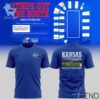 Limited-edition apparel with custom Kansas Jayhawks Kansas Pack The Booth Collect Blue Shirt print