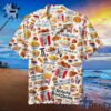 Trendy Kentucky Fried Chicken KFC Hawaiian Shirt featuring bold graphics and modern style