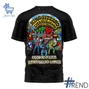 Limited-edition apparel with custom King Gizzard & the Lizard Wizard Europe Residency Tour Shirt print