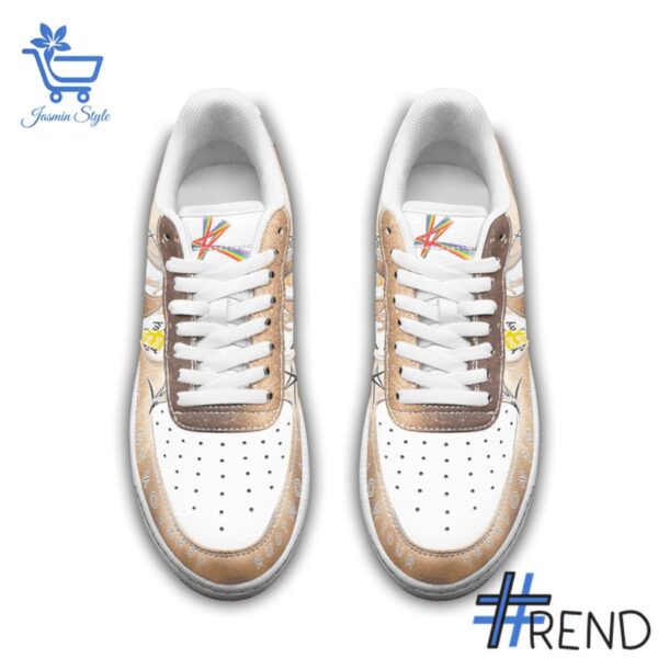 Custom apparel with the bold Kylie Minogue Tension Tour Nike Air Force design