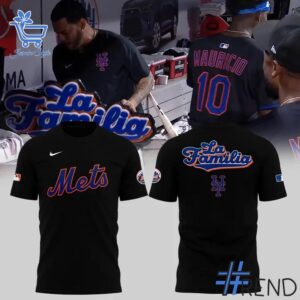Premium-quality product featuring the La Familia New York Mets Logo Shirt design