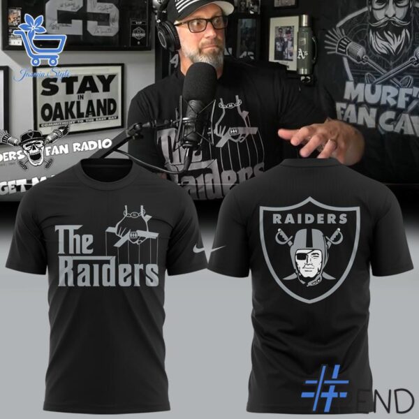 Custom look featuring the signature Las Vegas Raiders The Raiders Shirt design