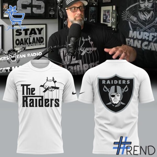 Custom look featuring the signature Las Vegas Raiders The Raiders Shirt design
